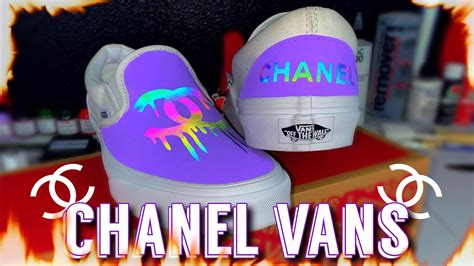 DIY: CUSTOM REFLECTIVE CHANEL VANS 